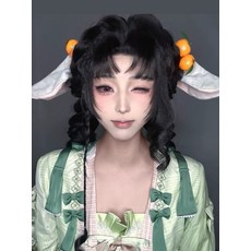 燕雲十六聲 青草原 萬用 高溫絲 COS 假髮坯, 如圖所示, 1個