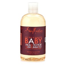 시어모이스처 레드 부쉬 & 바바수 베이비 헤드-투-토 워시 & 샴푸, 355ml, 1개