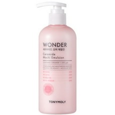 TONYMOLY 韓國 Wonder 神經醯胺保濕乳液 300mL【現貨】天然潤澤 敏感肌保養 3重玻尿酸 彈嫩肌膚, 1個, 300mL（2028.05.23）