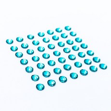 DLGG 메탈릭블루 플랫백 네일스톤 네일재료, SS12 (30개)