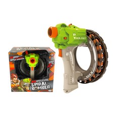 TACK PRO SPIRAL BOMBER 玩具槍, 綠色, 1個
