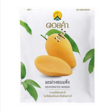 DOI KHAM BRAND 泰國芒果乾，天然無添加，獨立包裝方便攜帶，保留芒果Q彈口感與濃郁香氣, 40g, 1個