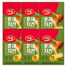 하림 반마리훈제치킨 마늘소스 320g x 6개