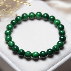 비취옥 천연석 원석 옥팔찌 여름 쥬얼리 악세사리 행운 소원성취 팔찌