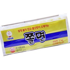 천일식품 쫄면 2kg 6개 면발