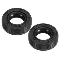 PATIKIL EU 방사형 샤프트 씰 베어링 오일 펌프 엔진용 30mm x 50mm 10mm 니트릴 고무 TG4 2개 검은색