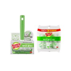 3M스카치브라이트 중형테이프클리너+리필4개, 1개