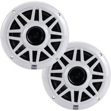 Dual Electronics DMP623 해양 라디오 스피커 | 16.5cm(6.5인치) 내후성 듀얼 콘 고성능 해양 스테레오 보트 스피커 100와트 피크 파워 | 화이트