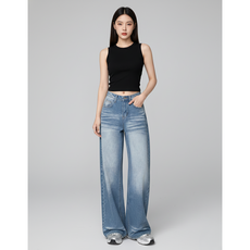 Shopflix 데일리 워싱 청바지 와이드핏 빅사이즈까지