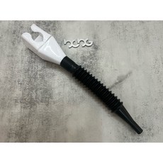 DIY 倒油 倒水 漏斗 加油漏斗 免扶漏斗 保養神器 可伸縮 可彎曲 對應多種瓶口, 1個, 白色, 顏色隨機