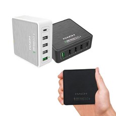 멀티 컴팩트 초고속충전기 QC-025PT 멀티탭 포트 5개