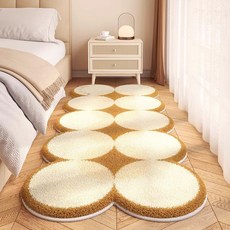 카펫 침대 옆 얼룩 방지 간결한 모조 양모 카펫 침대 앞 바닥 매트 침실 전체 방 미끄럼 방지 매트 가정용 창가 매트