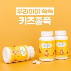 우리아이쏙쏙 키즈홀쭉 30정 숙지황 홍화씨 차전자피분말 함유, 키즈홀쭉 3+2개