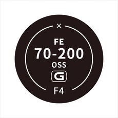 렌즈 캡 데칼 스킨 후면 스티커 워프 필름, 04 for FE70-200 F4 G, 1개