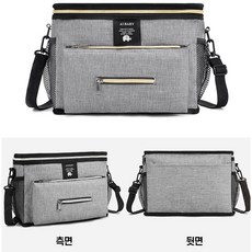 eyimtech 수납공간 빅 가벼운 기저귀 가방 백팩 기저귀파우치, 그레이