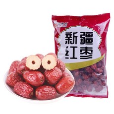 rigiu 중국 신강 특산물 씨없는 무핵 홍대추 꿀대추 건대추 대추칩 간식용 491028호 3Z8K2W, 2개, 260g