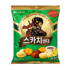 롯데 스카치 캔디 사탕 세가지맛, 317g, 2개
