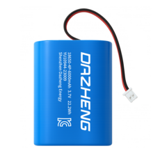 18650 리튬이온 배터리 충전지 3.7V 4P 6000mAh (P:병렬), 1개, 1개입