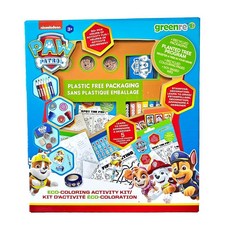 Greenre Paw Patrol Eco-Medium Colouring Activity Box with Sticker Sheets and Tracing Pad Sharpen