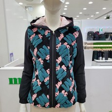 마코 모다남양주 여성 FW 레터링 뽀글이 우븐패치 후드점퍼 MOW3TJ1117_GN