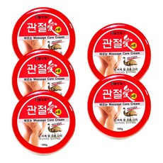 웰빙헬스 100g 관절애 마사지크림 바르는 5개, *