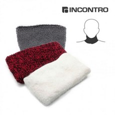 겨울철 스키 넥워머 슬림 방한용품 등산 인콘트로 hib*3403De, 화이트_단일상품