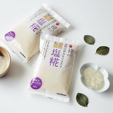 마루코메 누룩소금 시오코우지 시오코지 저염식 식단 연어장, 6개, 500g