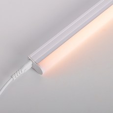 LED T5 슬림 등기구 300mm 600mm 900mm 1200mm 간접등 간접조명 천장등+스위치 코드선 포함, 전구색, 전구색(노란빛)