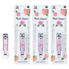 그린벨 손톱깎이 DN-344 소, 혼합색상, 3개