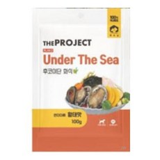 펫러닝 강아지 더프로젝트 PLAN2 언더더씨 후코이단 자연화식, 황태맛, 100g, 10개