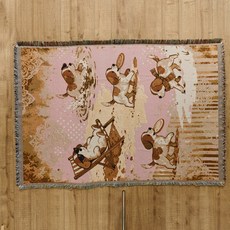 可愛動物印花毯 居家裝飾蓋毯, 萌狗時光,180x130