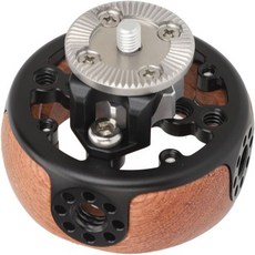 휠 사이드 핸들 그립 목재 회전 빠른 해제 카메라 원형 38인치 16 나사 M6용 편안한 조작감 DSLR 영상용 슬라이더 돌리