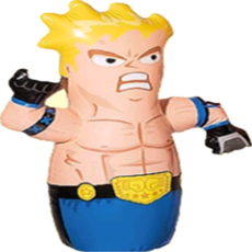 【Rising】造型充氣不倒翁 恐龍/拳擊不倒翁 兒童放電玩具, 1個, 拳擊手