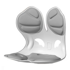 커블체어 인체공학의자 허리보호대, 그레이