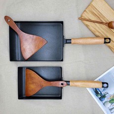 네오셰프 인덕션 직사각 계란말이팬 + 옻칠주걱 세트, 14cm, 1세트