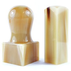 印鑑達人 赤牛角公司章, 1個, 大章+小章+附收納皮套