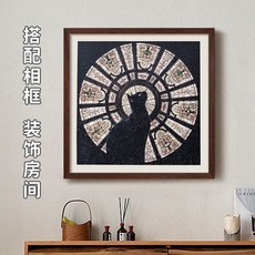 十級難度敎堂貓拚圖 成人異形燒腦解壓治癒系桌麵擺件 臺北出貨 生日禮物 865, 敎堂貓02 拚圖+黑色實木框