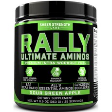 Sheer Strength Labs 鍛鍊後活力補充沖泡粉 酸青蘋果口味, 1罐, 253g