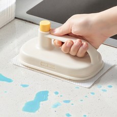 위생적인 원터치 물티슈 청소 손잡이, 1개