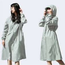 넥스오라 여성 골프비옷 프리미엄 골프 레인코트 우의 우비 바람막이, 1개, 그레이