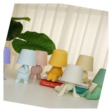 LED 단 스탠드 핑크 독서등 협탁 C타입