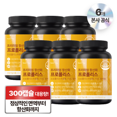 뉴트리정 프리미엄 항산화 프로폴리스 대용량, 6개, 300정 6개, 300정