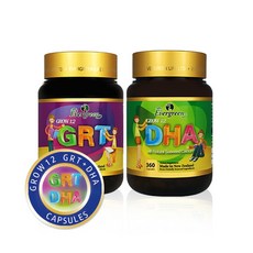 에버그린 GRT+DHA 세트 어린이 영양제 360정씩 1세트, 1개, 360정