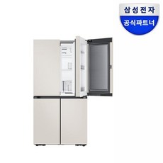 (삼성전자) 비스포크 AI 냉장고 4도어 1등급 푸드쇼케이스 (RM70F90M1GD)(902L/에센셜 베이지), RM70F90M1GD