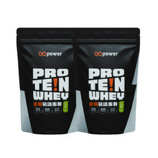 濃縮乳清蛋白【日式抹茶】高蛋白 蛋白質 健身補給 GOpower 果果能量, 1kg, 2個