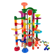 루미오 엘리베이터 마블런 구슬굴리기 블럭 혼합색상 1개, 182pcs