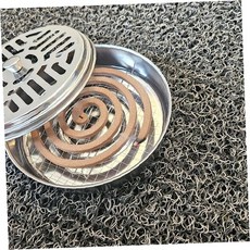 휴대 간편 모기향 보관 케이스 받침 트레이 야외 캠핑 낚시 등산 여행 해충 방지, 상세페이지 참조