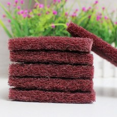 마법의 다이아몬드 샌드 스크러버 주방 제거제 얼룩 가정용 강력 냄비 필수 도구, 4롤 에머리 수세미