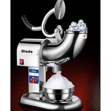 업소용 빙삭기 각얼음 팥빙수 상업용 얼음가는기계 분쇄기 슬러시 빙수기, 3중날 초대형 스틸 본체