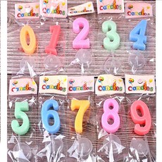 生日蠟燭 慶生蠟燭 造型蠟燭 蛋糕蠟燭 可愛蠟燭 帽子蠟燭 歲數蠟燭 巧緻烘焙網 數字蠟燭, 1個, 數字：4 (顏色隨機), Unscented